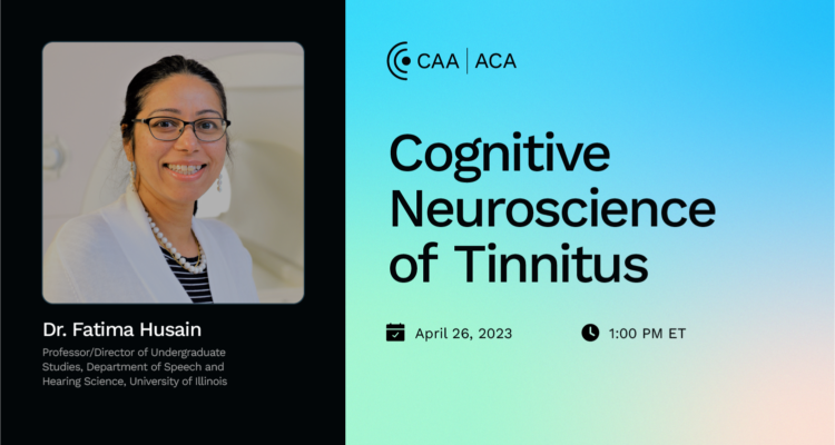 Cognitive neuroscience of tinnitus Webinar